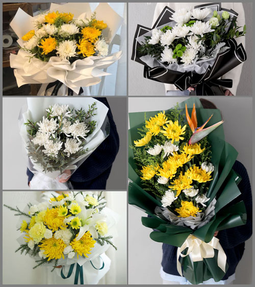广东深圳市龙岗区平湖街道力昌社区白事花束代送